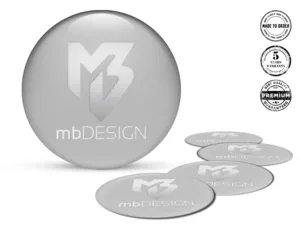 mbDESIGN Adesivo Cupola Design Emblemi Ruota Pregiati